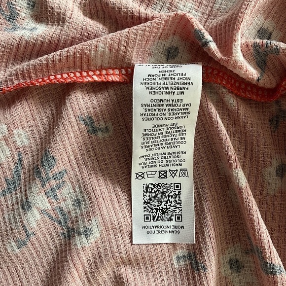 Asos Maternity Wrap Front Midi Dress Red Floral Size 8 - Picture 8 of 8